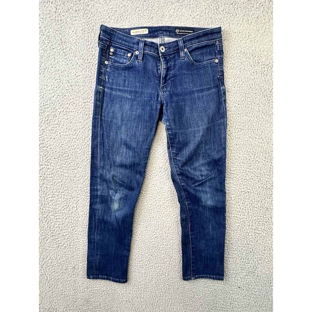 Adriano Goldschmied Jeans Womens 27 R Blue The Legging Crop Super Skinny Crop